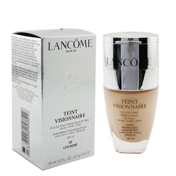 Lancome Teint Visionnaire Skin Perfecting Makeup Duo 02 Lys Rose 1 fl oz - Picture 1 of 5